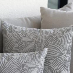 Stern Dekokissen Ca. 35x55 Cm 100% Polyacryl Dessin Fleur Grau -Gartenmöbel Store stern dekokissen 35x55 fleur grau 404240 4