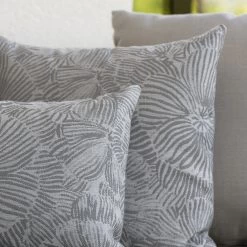 Stern Dekokissen Ca. 35x55 Cm 100% Polyacryl Dessin Fleur Grau -Gartenmöbel Store stern dekokissen 35x55 fleur grau 404240 5