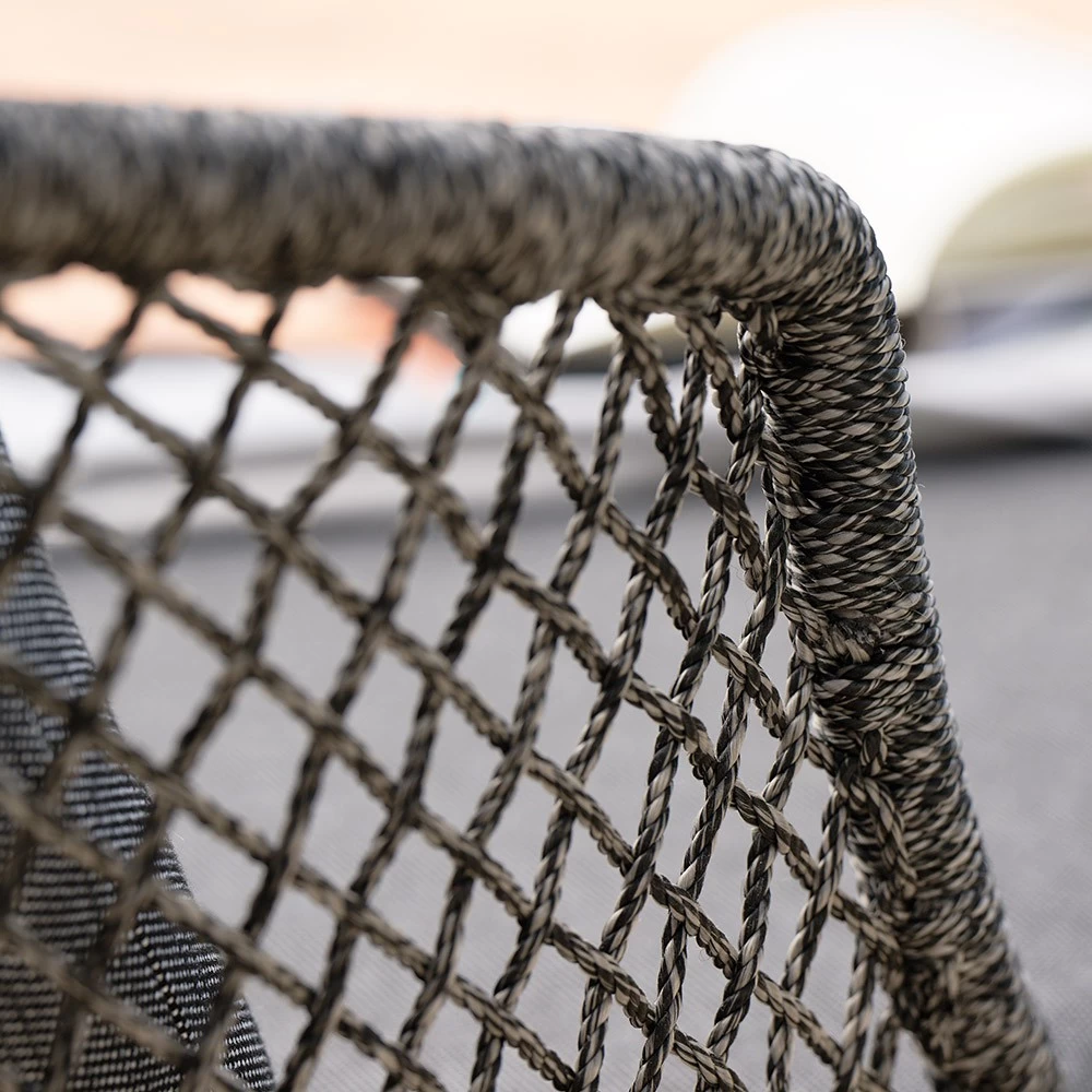 Stern Doppelliege Odea Aluminium Schwarz Matt Kordel Pepper Kissen Outdoorstoff Seidenschwarz 5 Stern Doppelliege Odea Aluminium Schwarz Matt Kordel Pepper Kissen Outdoorstoff Seidenschwarz – Bild 3