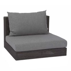 Stern Fontana Geflecht Basaltgrau Komplettset -Gartenmöbel Store stern fontana komplettset basaltgrau 51543 3