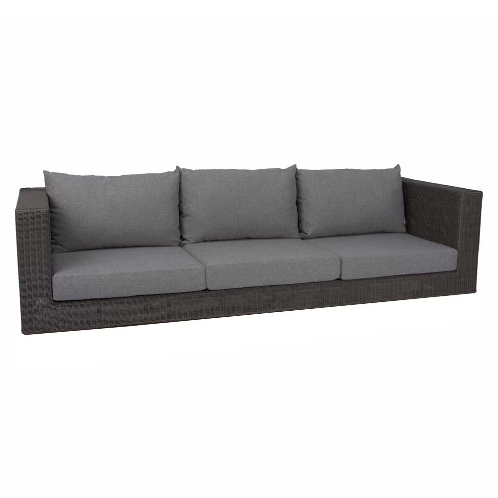 Stern Fontana Geflecht Basaltgrau Loungekomplettset 4 Stern Fontana Geflecht Basaltgrau Loungekomplettset – Bild 2