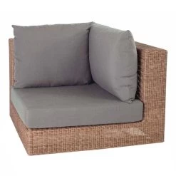 Stern Fontana Geflecht Zimt Lounge Komplettset Gestell Edelstahl/ Geflecht -Gartenmöbel Store stern fontana komplettset geflecht zimt 51598 3