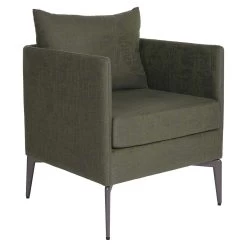 Stern Sessel Marta Aluminium Bezug Und Kissen Outdoorstoff Dunkelgrün/schiefergrau Meliert -Gartenmöbel Store stern gartenmoebel sessel marta dunkelgrun schiefergrau 415665 3