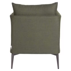 Stern Sessel Marta Aluminium Bezug Und Kissen Outdoorstoff Dunkelgrün/schiefergrau Meliert -Gartenmöbel Store stern gartenmoebel sessel marta dunkelgrun schiefergrau 415665 6