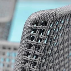 Stern Greta Lounge Set Aluminium Anthrazit Mit 2 Lounge Sessel Und Beistelltisch -Gartenmöbel Store stern greta freischwinger alu anthrazit 418490 5