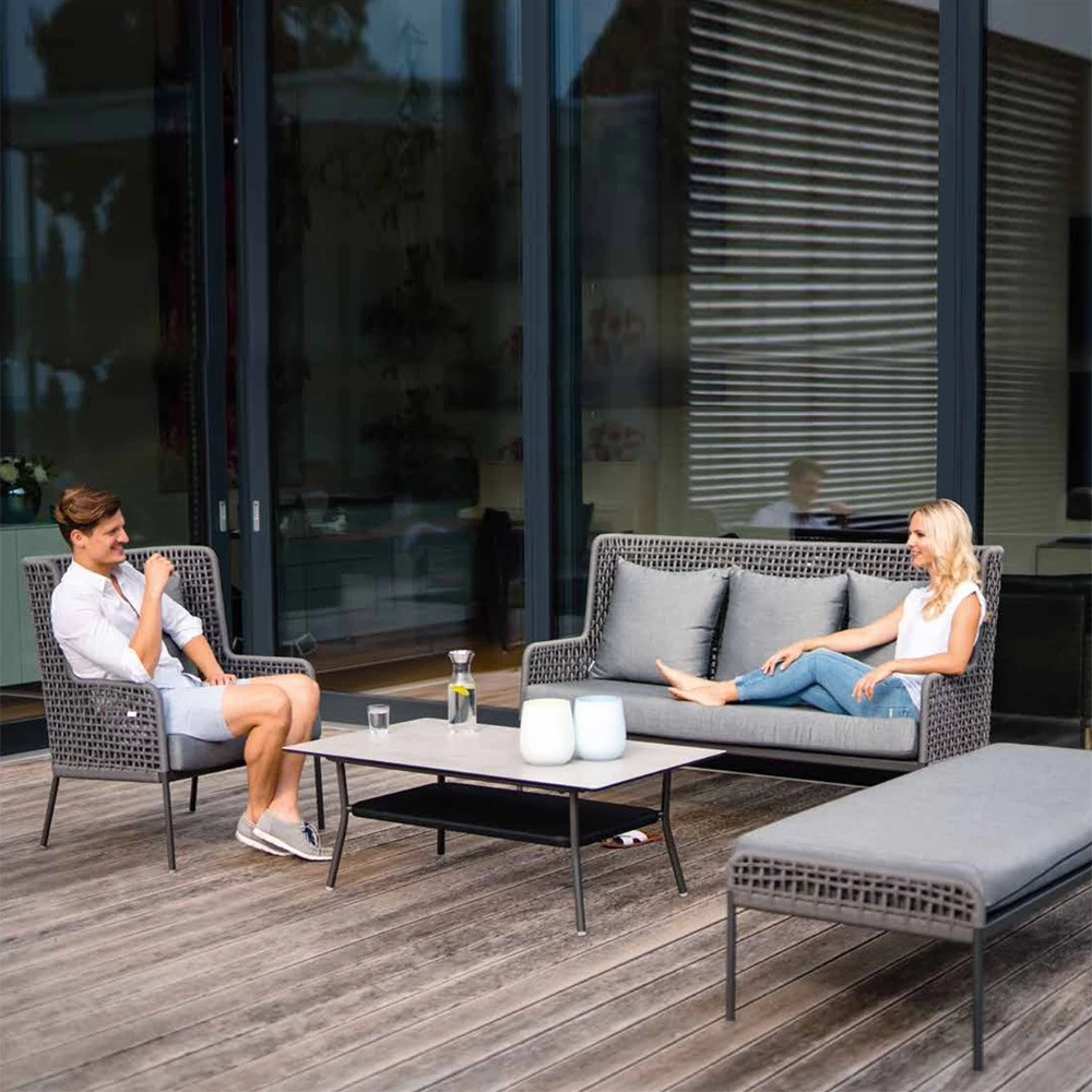 Stern Greta Lounge Set Seidengrau Und Lounge-Tisch Platte Zement Hell 3 Stern Greta Lounge Set Seidengrau Und Lounge-Tisch Platte Zement Hell