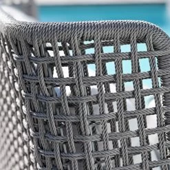 Stern Greta Lounge Set Aluminium Anthrazit Mit 2 Lounge Sessel Und Beistelltisch -Gartenmöbel Store stern greta lounge sofa alu anthrazit seidengrau 418494 3