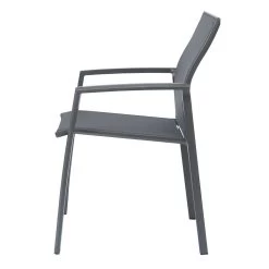 Stern KARI Stapelsessel Aluminium Anthrazit Mit Textilenbezug Karbon Und Aluminiumarmlehnen Anthrazit -Gartenmöbel Store stern kari stapelsessel alu anthrazit textil karbon 416869 5