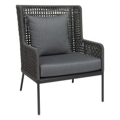 Stern Greta Lounge Set Aluminium Anthrazit Mit 2 Lounge Sessel Und Beistelltisch -Gartenmöbel Store stern komplettset greta lounge anthrazit seidengrau 50669 2