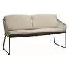 Stern Kufenbank 2-Sitzer Odea Aluminium Schwarz Matt Kordel Salt/Kissen 100% Polyacryl Cream 2 Stern Kufenbank 2-Sitzer Odea Aluminium Schwarz Matt Kordel Salt/Kissen 100% Polyacryl Cream -Gartenmöbel Store stern kufenbank odea alu cream 415546 1