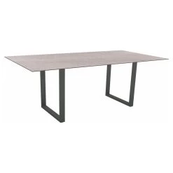 Stern Gartenmöbel-Set NEW HOLLY DINING Mit Kufentisch 200x100 Cm Dekor Stone Light Und 3x Stapelsessel SKELBY 14 Stern Gartenmöbel-Set NEW HOLLY DINING Mit Kufentisch 200x100 Cm Dekor Stone Light Und 3x Stapelsessel SKELBY -Gartenmöbel Store stern kufentisch 200x100cm alu anthrazit stone light 432693 1