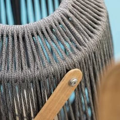 Stern Laterne Nele Ø 39 Cm Höhe 50 Cm Aluminium Anthrazit Kordel Schiefergrau -Gartenmöbel Store stern laterne nele 39cm schiefergrau 410921 4