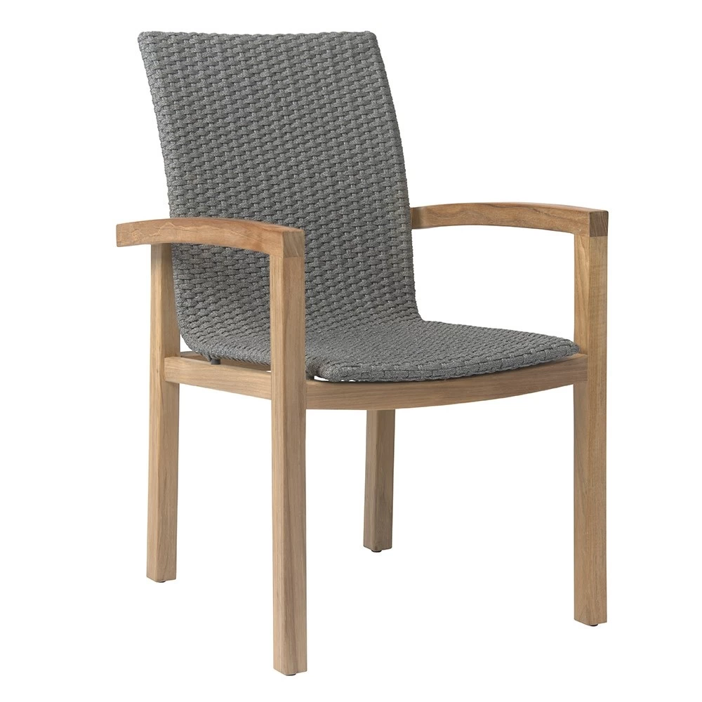 Stern LEAH Sessel Aus Teak Mit Synthetikfaser In Steingrau 3 Stern LEAH Sessel Aus Teak Mit Synthetikfaser In Steingrau