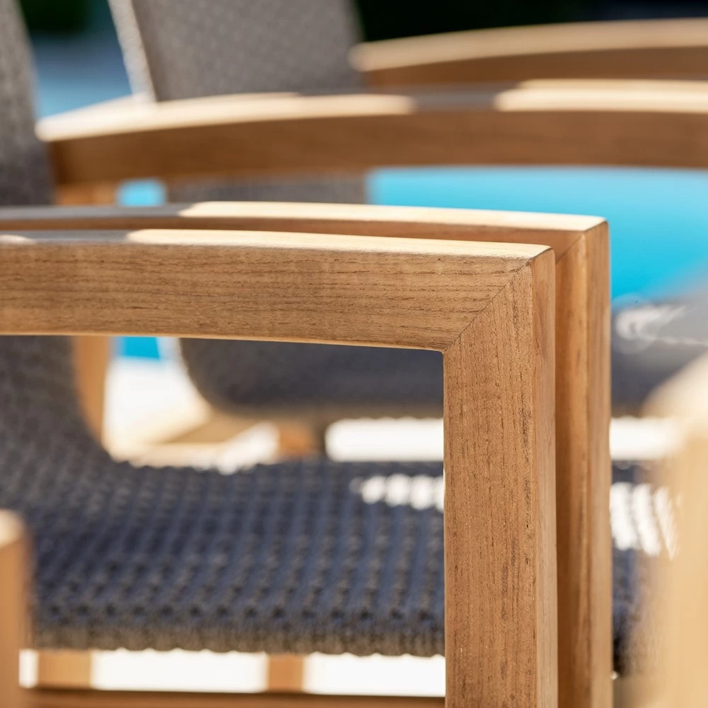 Stern LEAH Sessel Aus Teak Mit Synthetikfaser In Steingrau 14 Stern LEAH Sessel Aus Teak Mit Synthetikfaser In Steingrau – Bild 12