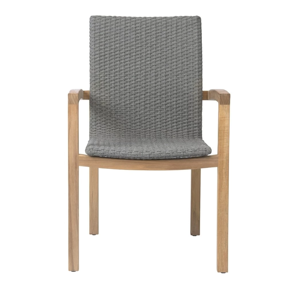 Stern LEAH Sessel Aus Teak Mit Synthetikfaser In Steingrau 4 Stern LEAH Sessel Aus Teak Mit Synthetikfaser In Steingrau – Bild 2