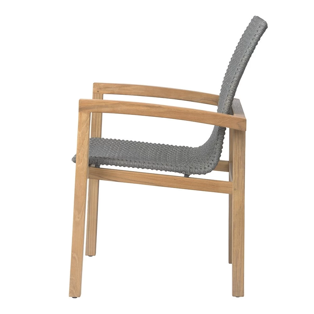 Stern LEAH Sessel Aus Teak Mit Synthetikfaser In Steingrau 6 Stern LEAH Sessel Aus Teak Mit Synthetikfaser In Steingrau – Bild 4