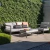 Stern Lounge Set Sofa/Hocker Und Sessel Viggo Seidengrau -Gartenmöbel Store stern lounge set sofa hocker sessel viggo 54852 1