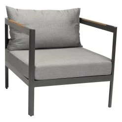 Stern Lounge Set Sofa/Hocker Und Sessel Viggo Seidengrau -Gartenmöbel Store stern lounge set sofa hocker sessel viggo 54852 2