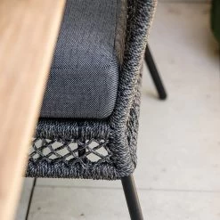 Stern Bank/Liege Odea Aluminium Schwarz Matt Kordel Pepper Kissen Outdoorstoff Seidenschwarz 18 Stern Bank/Liege Odea Aluminium Schwarz Matt Kordel Pepper Kissen Outdoorstoff Seidenschwarz -Gartenmöbel Store stern lounge sofa 3 sitzer odea alu schwarz seidenschwarz 415500 6