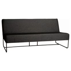 Stern Loungemöbel Set Mia Sofa, Sessel Und Hocker Edelstahl Schwarz -Gartenmöbel Store stern loungemobel set mia edelstahl schwarz 48812 2 1