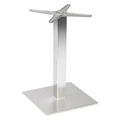 Stern Mailand Tischgestell Aluminium Edelstahloptik Für Tischplatte Silverstar 2.0 Ø 80 Und 80x80cm