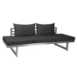 Stern Lounge/Liege New Holly Edelstahl Textilen Silbergrau/Kissen 100% Polyacryl Schiefergrau 12 Stern Lounge/Liege New Holly Edelstahl Textilen Silbergrau/Kissen 100% Polyacryl Schiefergrau -Gartenmöbel Store stern new holly dining edelstahl schiefergrau 416728 2