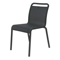 Stern OSKAR Stapelstuhl Anthrazit Mit Textilenbezug Karbon -Gartenmöbel Store stern oskar stapelstuhl anthrazit textil karbon 418408 03