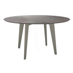 Stern Tisch Ø 134 Cm Aluminium Graphit Mit Tischplatte Silverstar 2.0 Smoky