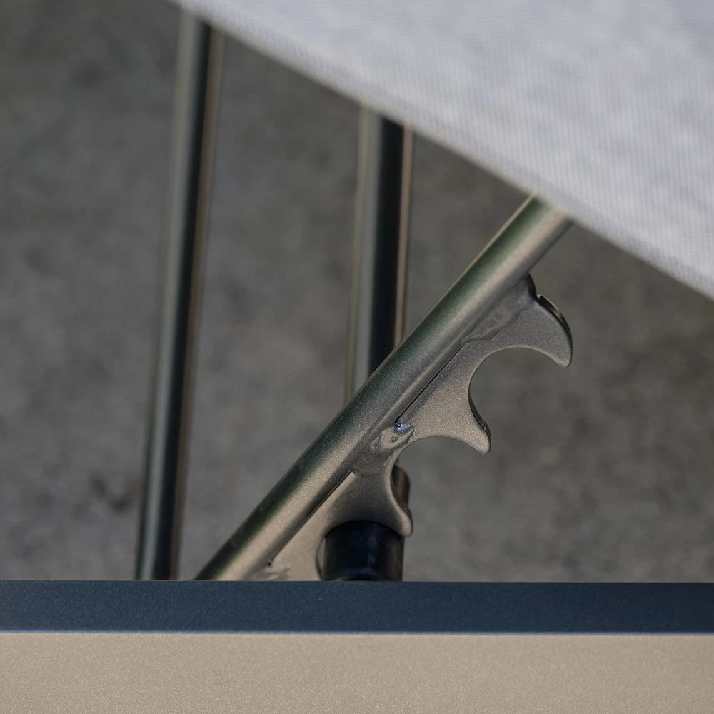 Stern Set Lounge-Sofa/Hocker Viggo Aluminium Anthrazit Textilen Karbon Kissen 100% Polyacryl Seidengrau 7 Stern Set Lounge-Sofa/Hocker Viggo Aluminium Anthrazit Textilen Karbon Kissen 100% Polyacryl Seidengrau – Bild 5