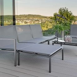 Stern Lounge-Mittelelement Skelby Aluminium Anthrazit Mit Bezug Textilen Karbon 5 Stern Lounge-Mittelelement Skelby Aluminium Anthrazit Mit Bezug Textilen Karbon -Gartenmöbel Store stern skelby lounge mittelelement anthrazit karbon 418454 2