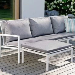 Stern SKELBY/LUCY Passende Sitzkissen Seidengrau 74x60x5, 100% Polyacryl Mit Reißverschluss -Gartenmöbel Store stern skelby sitzkissen seidengrau 74x60x5 404601 2