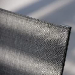 Stern Stapelsessel Mika Edelstahl/Bezug Textilen Leinen Grau/Aluminiumarmlehnen Anthrazit -Gartenmöbel Store stern stapelsessel mika edelstahl leinen grau 416930 08