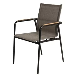 Stern Stapelsessel Vento Aluminium Schwarz Matt Textilen Leinen Grau/Teakarmlehnen 12 Stern Stapelsessel Vento Aluminium Schwarz Matt Textilen Leinen Grau/Teakarmlehnen -Gartenmöbel Store stern stapelsessel vento alu schwarz leinengrau teakarm 415470 3