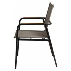 Stern Stapelsessel Vento Aluminium Schwarz Matt Textilen Leinen Grau/Teakarmlehnen 13 Stern Stapelsessel Vento Aluminium Schwarz Matt Textilen Leinen Grau/Teakarmlehnen -Gartenmöbel Store stern stapelsessel vento alu schwarz leinengrau teakarm 415470 4