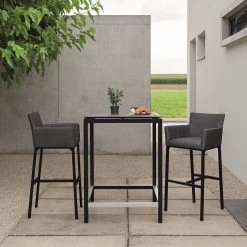 Stern Stehtischgestell 80x80 Cm Aluminium Schwarz Matt -Gartenmöbel Store stern stehtischgestell alu schwarz 80x80 101055 2