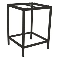 Stern Stehtischgestell 80x80 Cm Aluminium Schwarz Matt