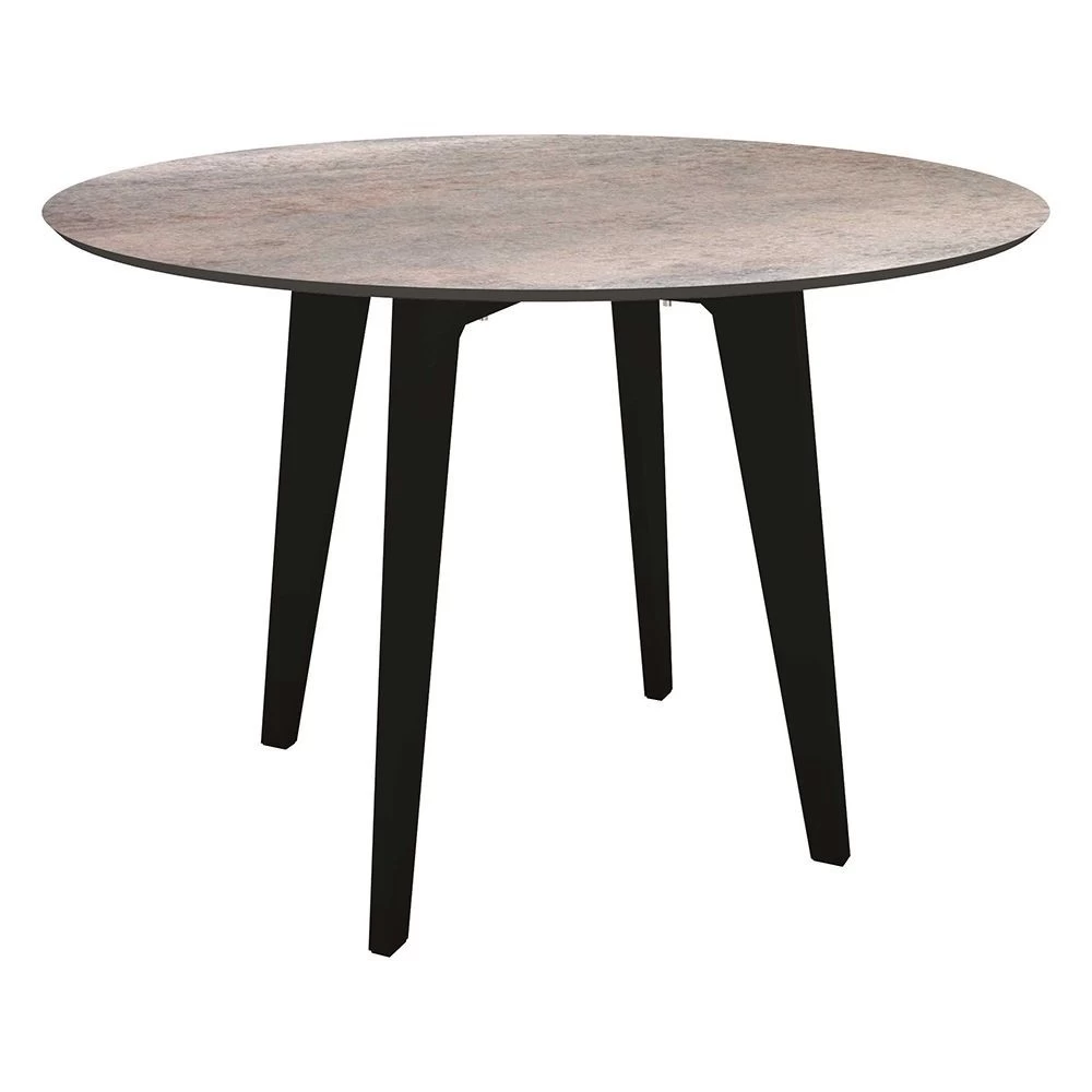 Stern Tisch Ø 110 Cm Aluminium Schwarz Matt Mit Tischplatte Silverstar 2.0 Smoky 3 Stern Tisch Ø 110 Cm Aluminium Schwarz Matt Mit Tischplatte Silverstar 2.0 Smoky