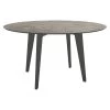 Stern Tisch Ø 134 Cm Aluminium Anthrazit Tischplatte Silverstar 2.0 Slate Stone