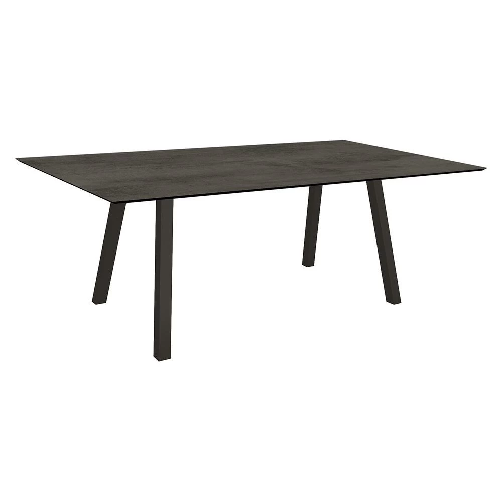 Stern Tisch 180x100cm Interno Vierkantr. Alum. Schwarz Matt Mit Tischplatte Silverstar 2.0 Zement 3 Stern Tisch 180x100cm Interno Vierkantr. Alum. Schwarz Matt Mit Tischplatte Silverstar 2.0 Zement