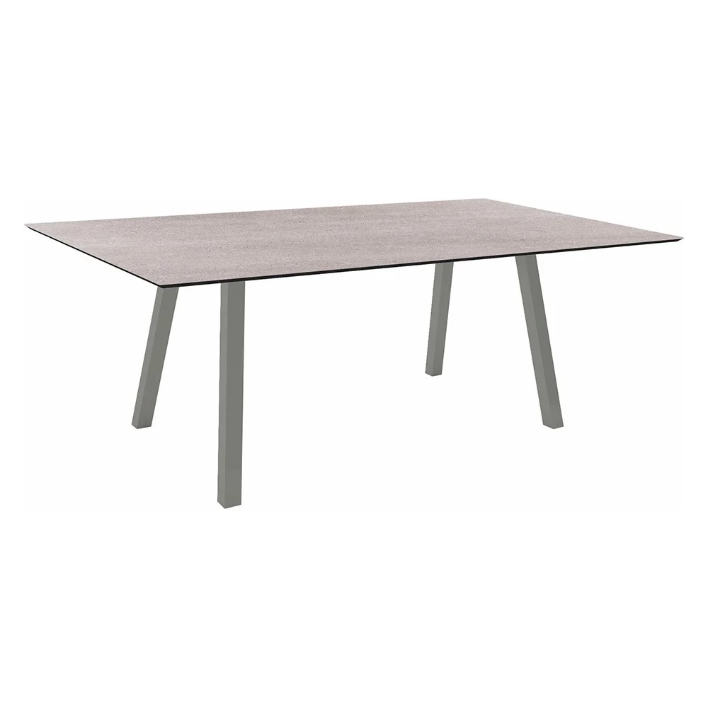 Stern Tisch 180x100cm Interno Vierkantrohr Aluminium Graphit Tischplatte Silverstar 2.0 Stone Light 3 Stern Tisch 180x100cm Interno Vierkantrohr Aluminium Graphit Tischplatte Silverstar 2.0 Stone Light