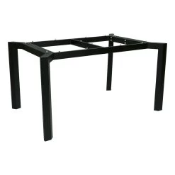Stern Tischgestell 130x80 Cm Penta Aluminium Schwarz Matt Mit Nivelliersystem