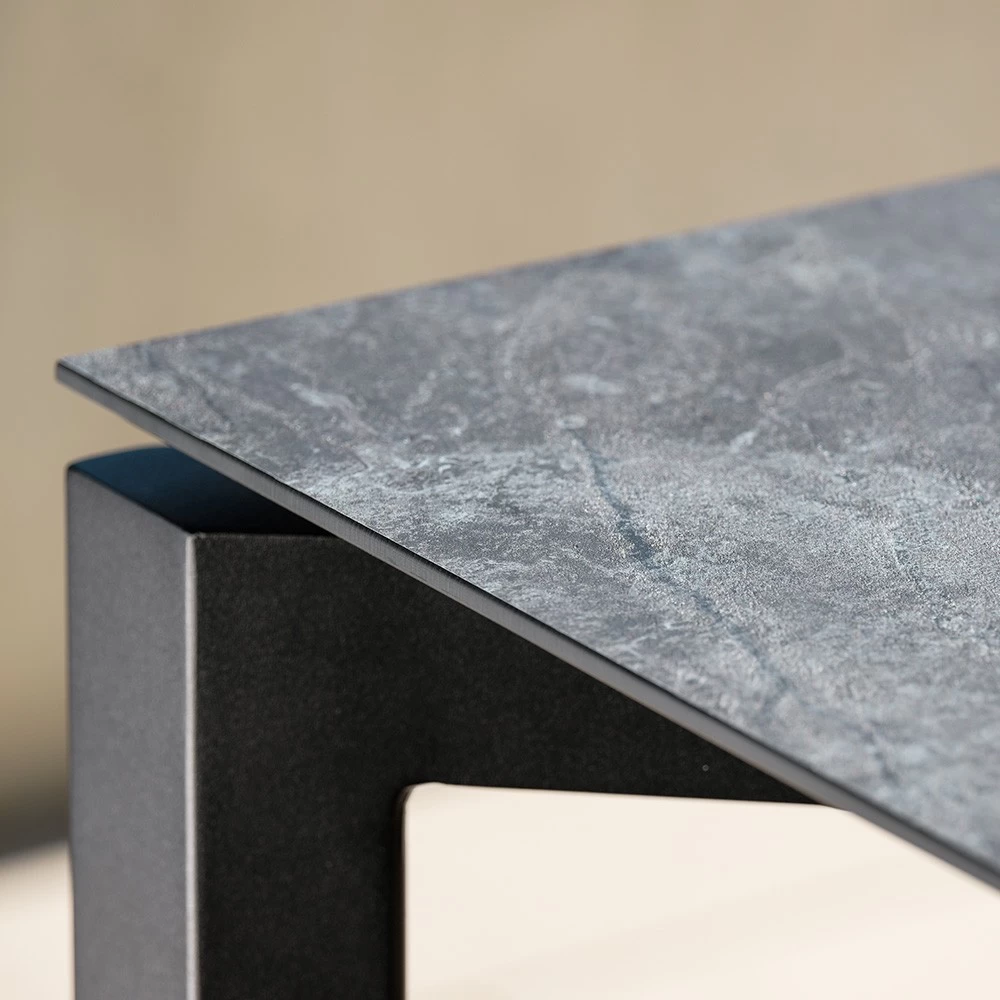 Stern Tischgestell 130x80 Cm Penta Aluminium Schwarz Matt Mit Nivelliersystem 5 Stern Tischgestell 130x80 Cm Penta Aluminium Schwarz Matt Mit Nivelliersystem – Bild 3