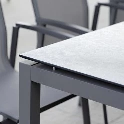 Stern Tischgestell 130x80 Cm Classic Aluminium Anthrazit Mit Nivelliersystem -Gartenmöbel Store stern tischgestell 130x80 classic alu anthrazit 104102 4