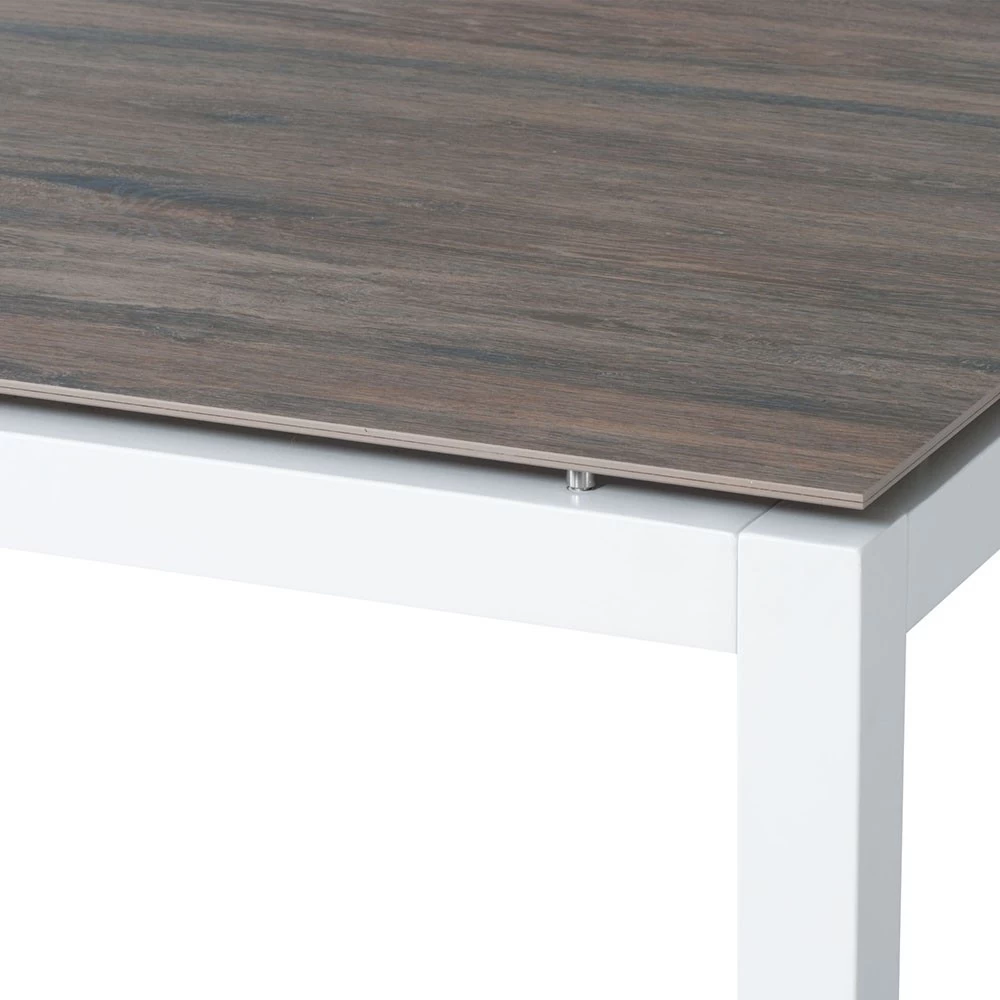 Stern Aluminium Tischgestell 160x90 Cm, Weiß, Vierkantrohr 6 Stern Aluminium Tischgestell 160x90 Cm, Weiß, Vierkantrohr – Bild 4