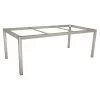 Stern Gartenmöbel-Set Bestehend Aus 6x Stapelsessel Polaris, Edelstahl Tische Mit Nivelliersystem Und Tischplatte Dekor Zement 200x100cm -Gartenmöbel Store stern tischgestell 200x100 classic edelstahl 104094 1 5