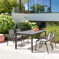 Stern Tischplatte Silverstar 2.0 160x90 Cm Dekor Slate -Gartenmöbel Store stern tischplatte 160x90 silverstar slate 102363 10