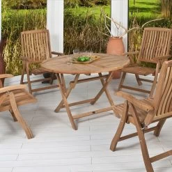 Zebra Tisch Poker 140x90 Cm Oval Massives Teak, Edelstahlbeschläge, Klappbar -Gartenmöbel Store zebra 23003 poker tisch 140x90 oval 3