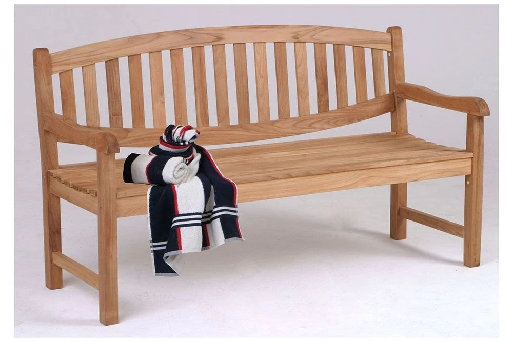 Zebra Bootsbank 130 Cm Massives Teak, 2-Sitzer, Edelstahlbeschläge 6 Zebra Bootsbank 130 Cm Massives Teak, 2-Sitzer, Edelstahlbeschläge – Bild 4