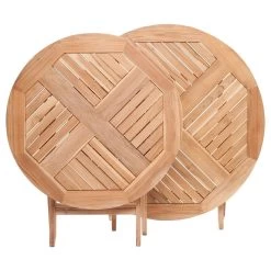 Zebra Tisch Poker 70 Cm Rund Massives Teak, Edelstahlbeschläge, Klappbar -Gartenmöbel Store zebra 2305 70cm rund poker tisch 4