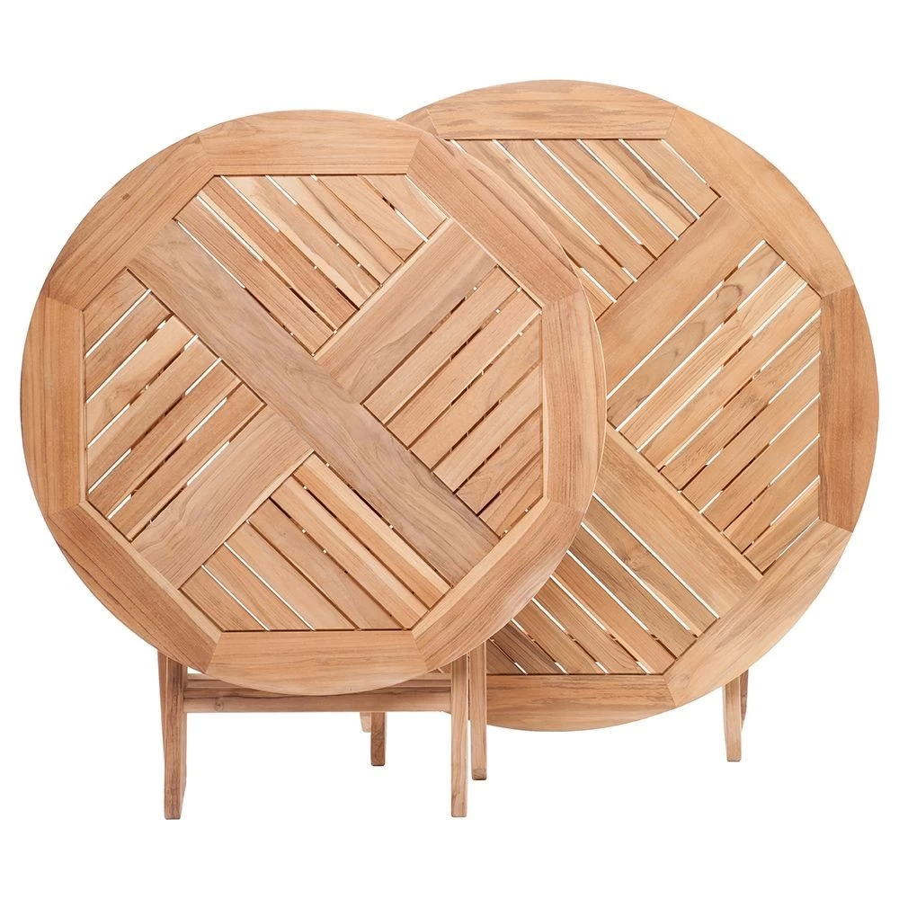 Zebra Tisch Poker 110 Cm Rund Massives Teak, Edelstahlbeschläge, Klappbar 8 Zebra Tisch Poker 110 Cm Rund Massives Teak, Edelstahlbeschläge, Klappbar – Bild 6